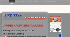Desktop Screenshot of bike-team-ginner.com